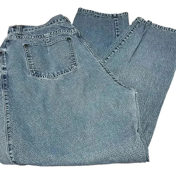Carole Little‎ Sport Vintage 100% Cotton Pleated High Waist Denim Jeans 14 - Picture 4 of 5